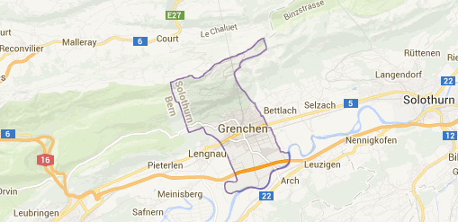 Grenchen map